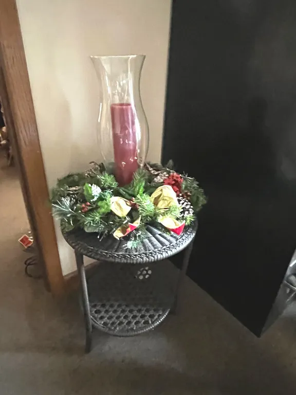 End Table with Decor
