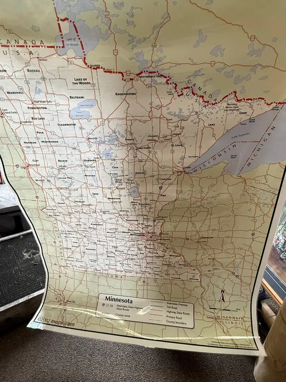 2002 Minnesota Map