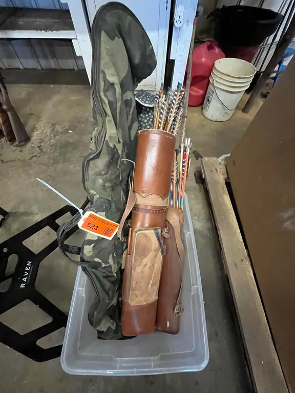 Compound Bow and Arrow and (2) Sheaths