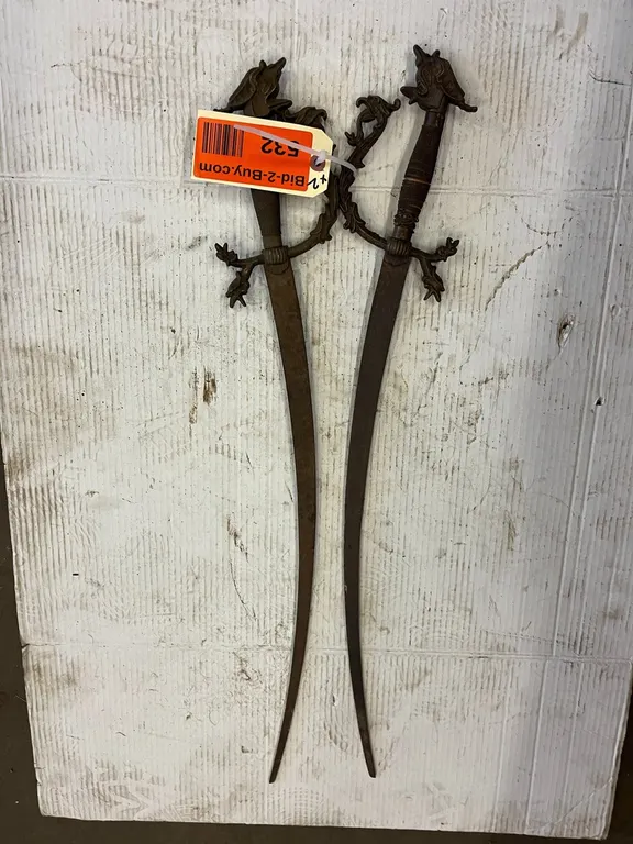 (2) European Decorative Presentation Swords