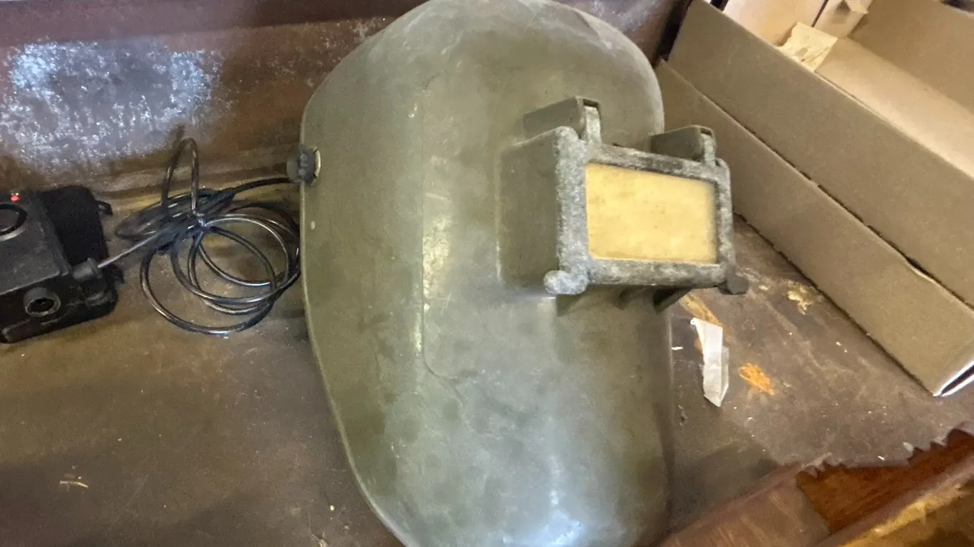 Shovel and Welding Mask