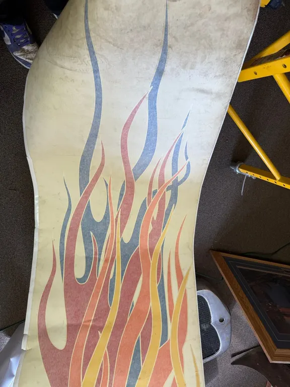 Flame Decal