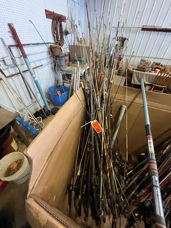 Large Assortment of Fishing Poles