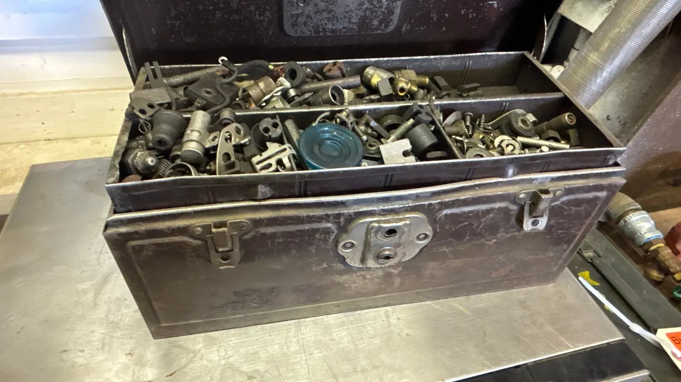 Vintage Tool Box with Tools