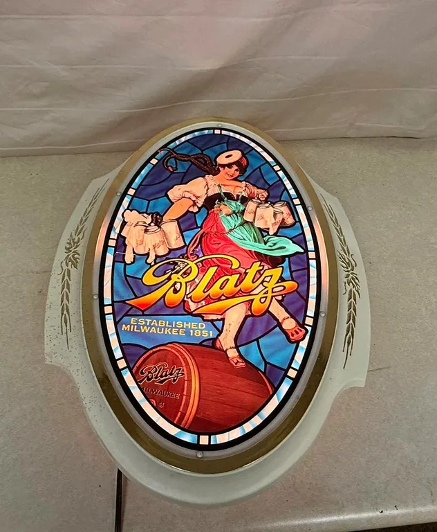 Blatz Light Up Sign- New