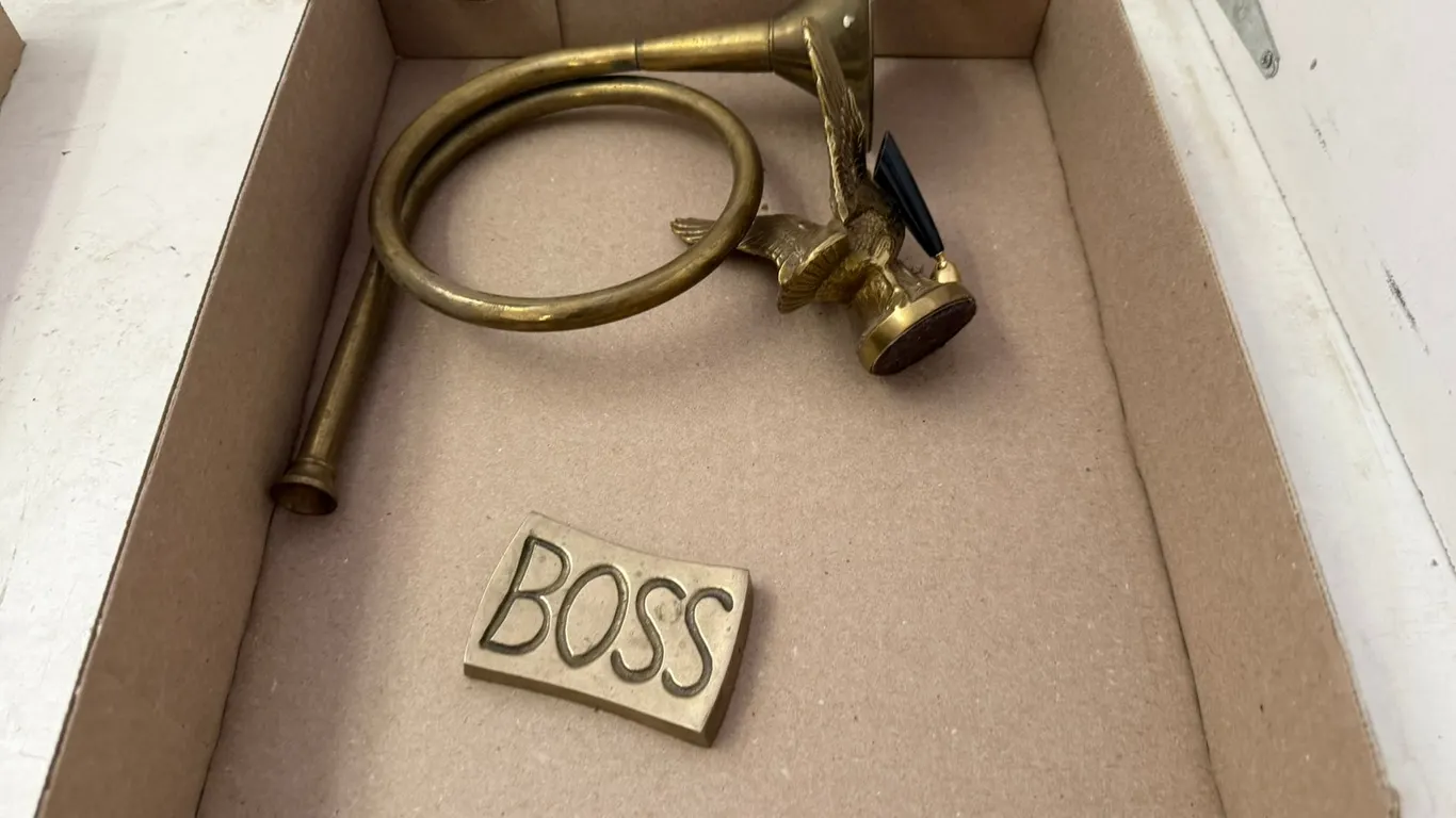 (3) Brass Figurines