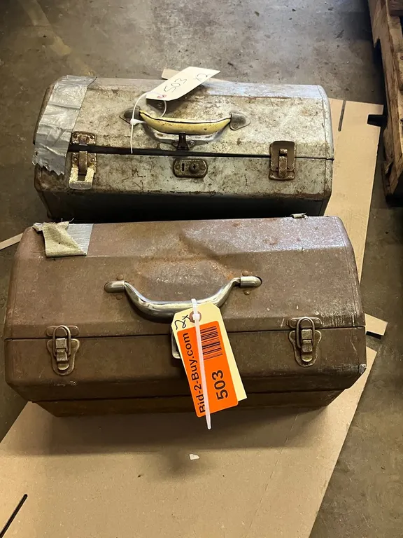(2) Vintage Tackle Boxes
