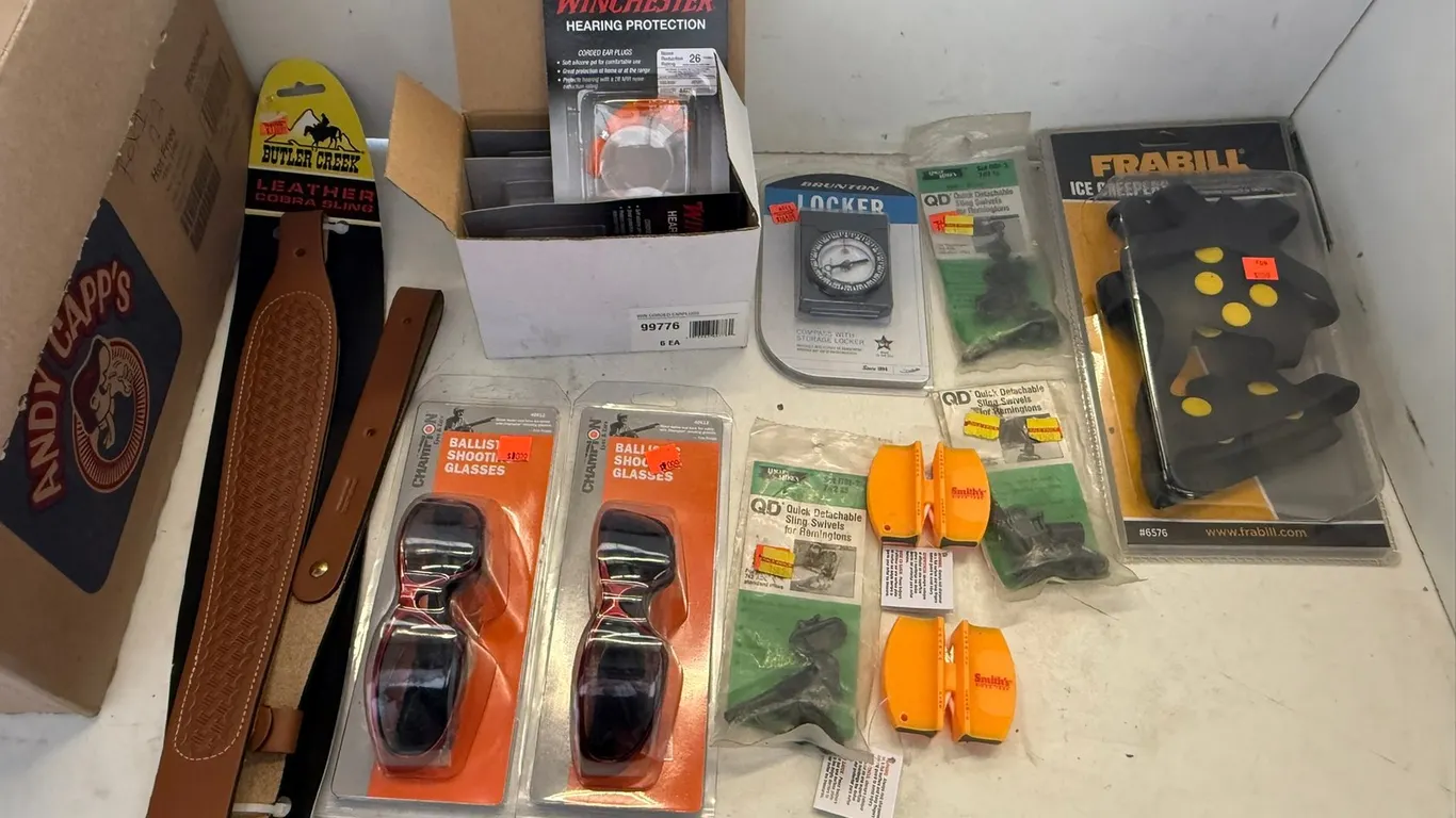 Assorted Ice Fishing and Other Fishing Supplies