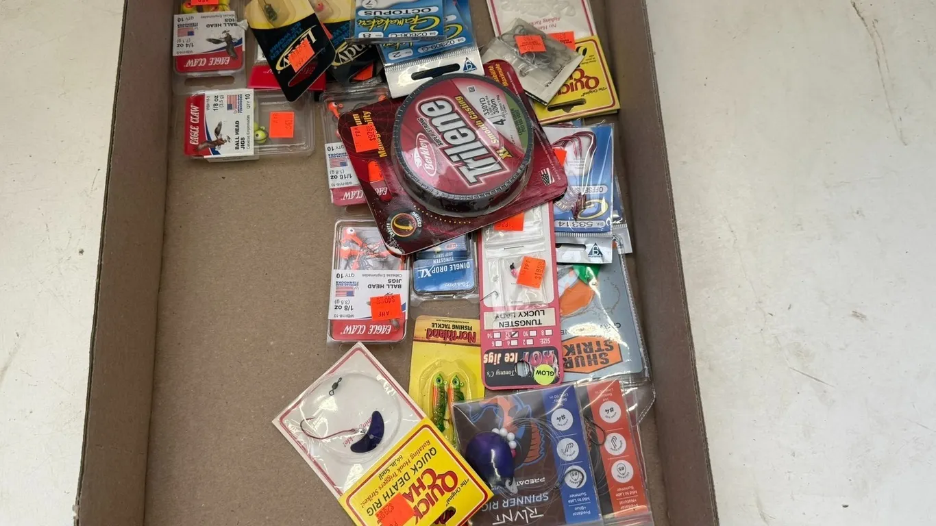 Leech Locker and Assorted Fishing Supplies