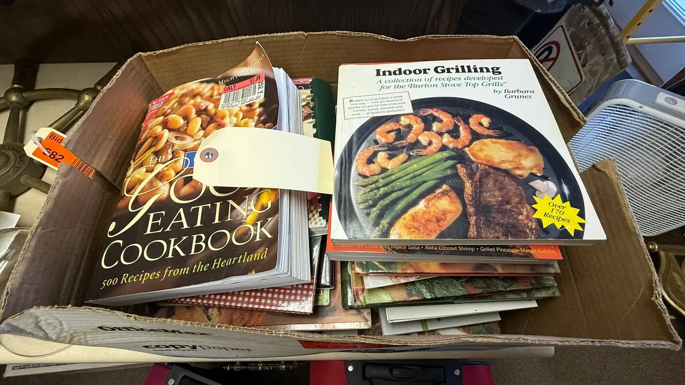 Box of Cook Books