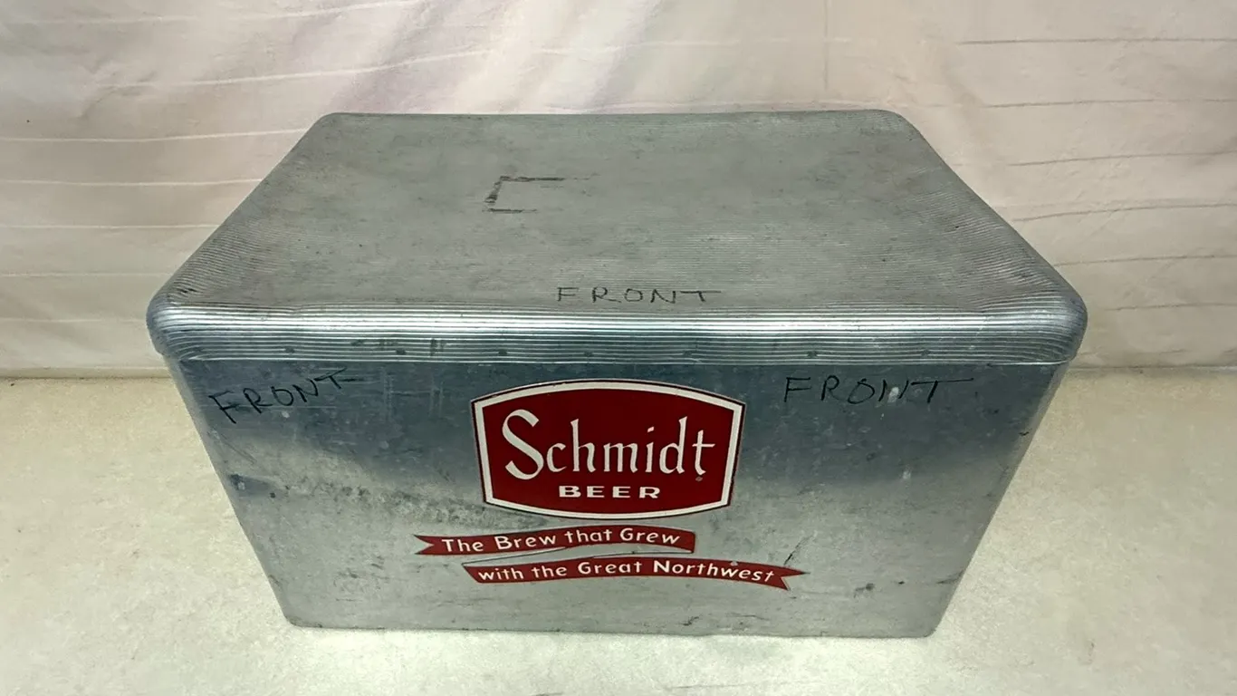 Vintage Scmidt Beer Cooler