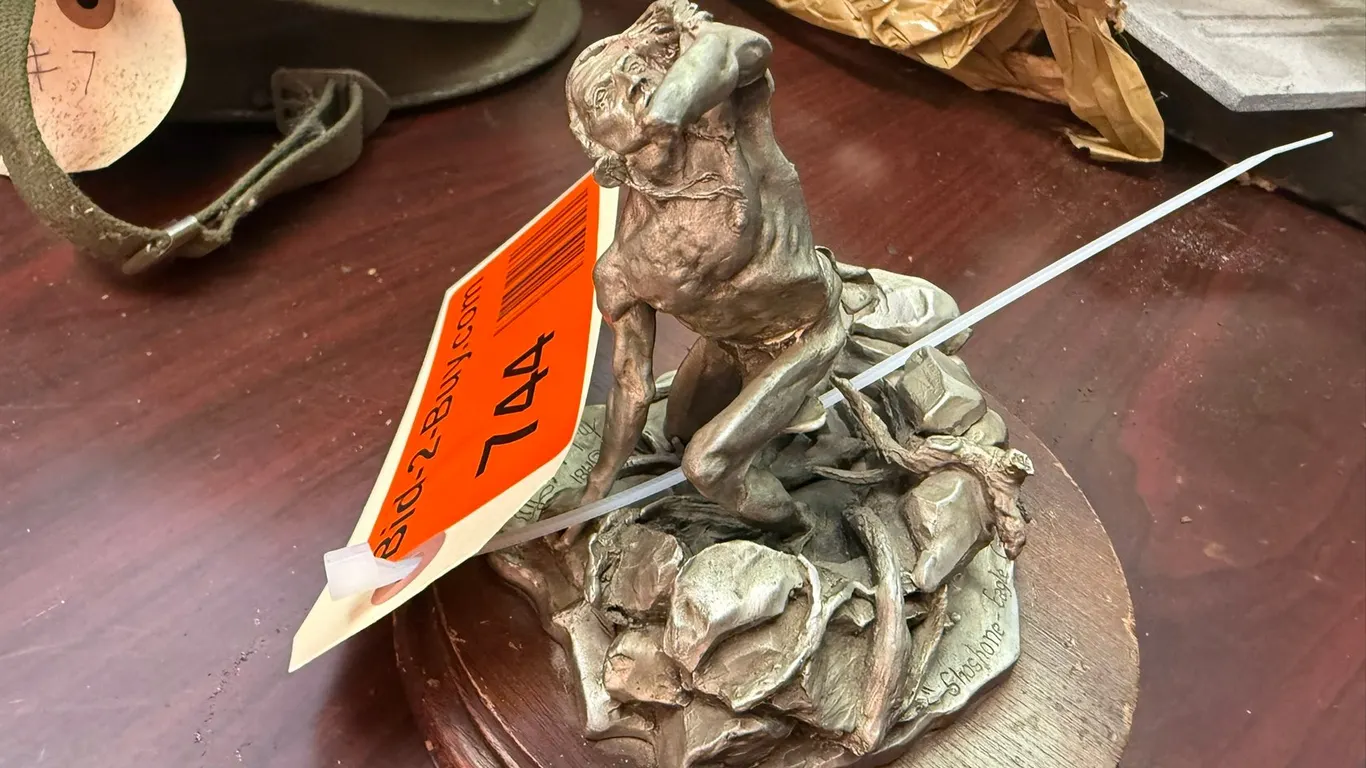 Sho Shone- Eagle Catcher Pewter Sculpture