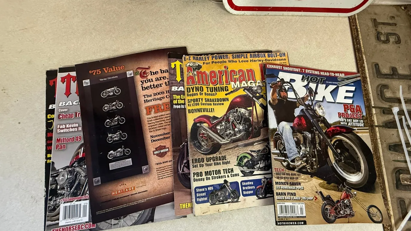 Bike Magazines and American Chopper DVD Set