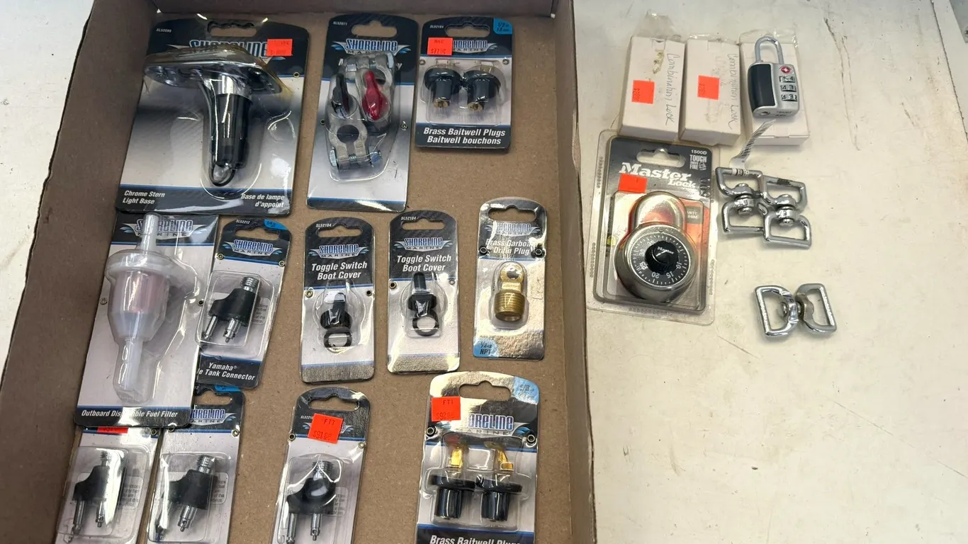 (12) Shoreline Hardware and (4) Combination Locks