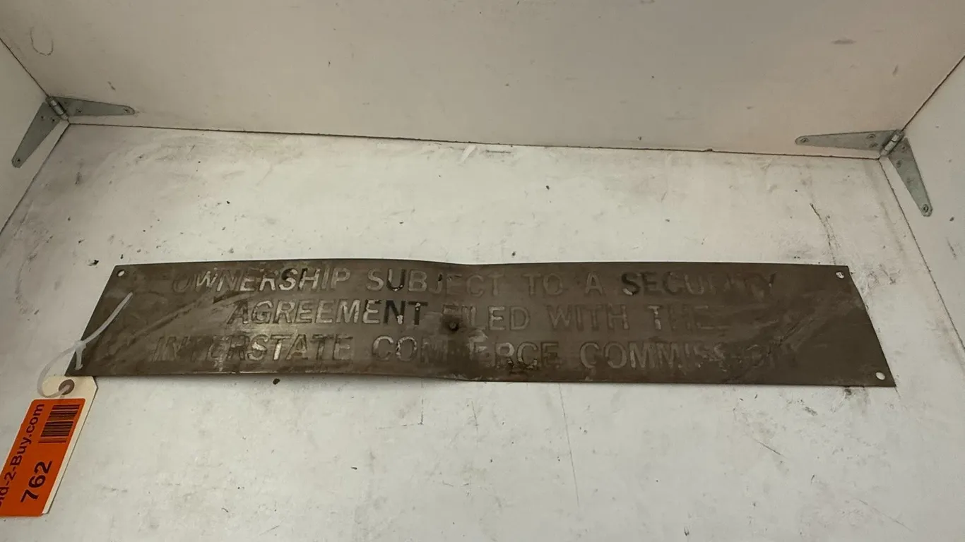 Metal Ownership Sign