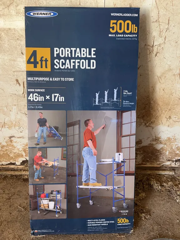 NIB Werner 4' Portable Scaffolding