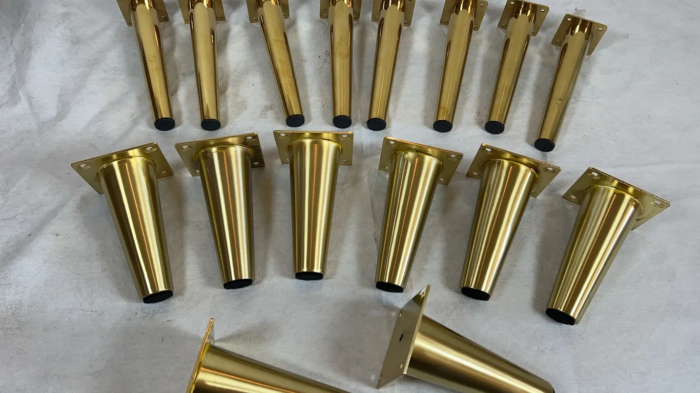 NEW Gold Furniture Legs