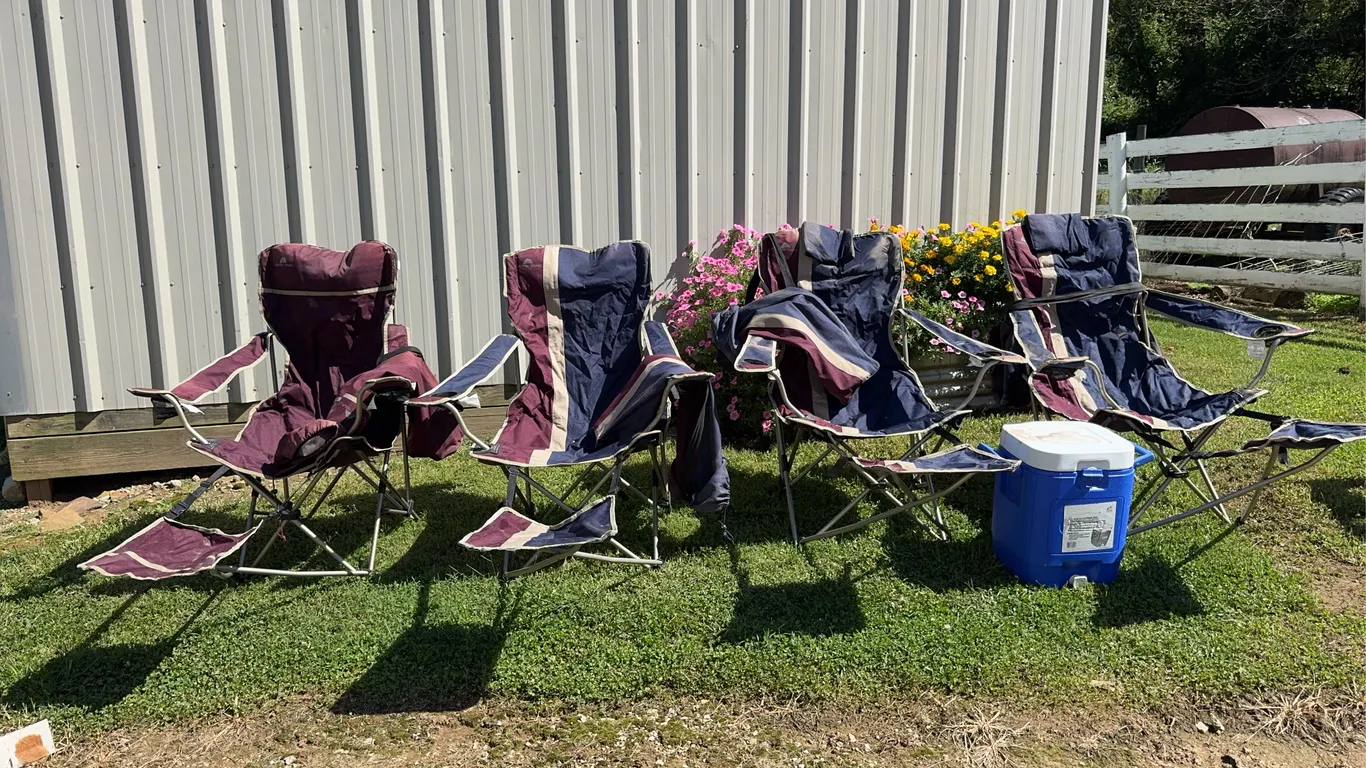 Ozark Trail Bag Chairs & Cooler