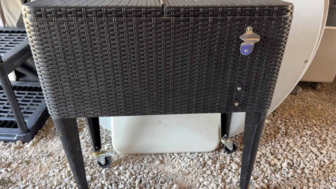 Wicker Beverage Cooler