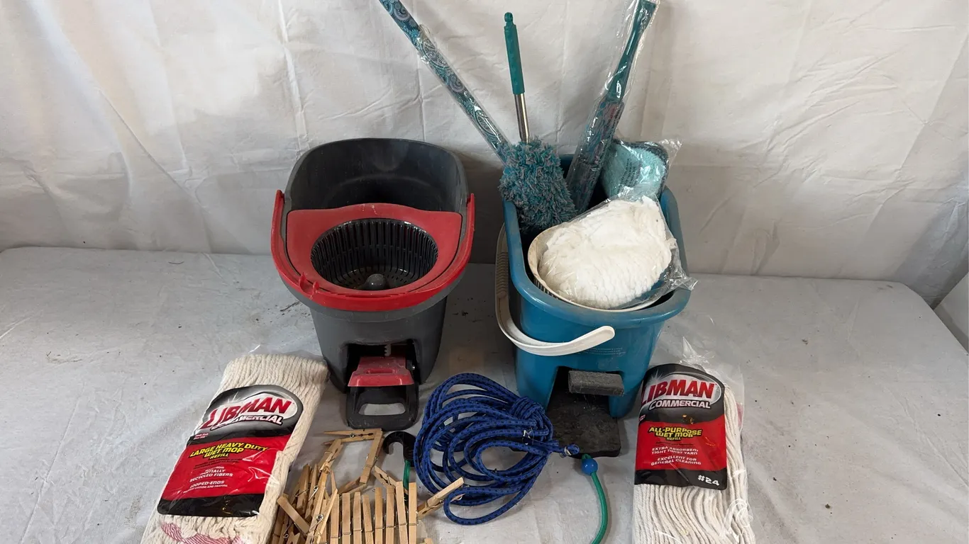 Mop Buckets & Mops