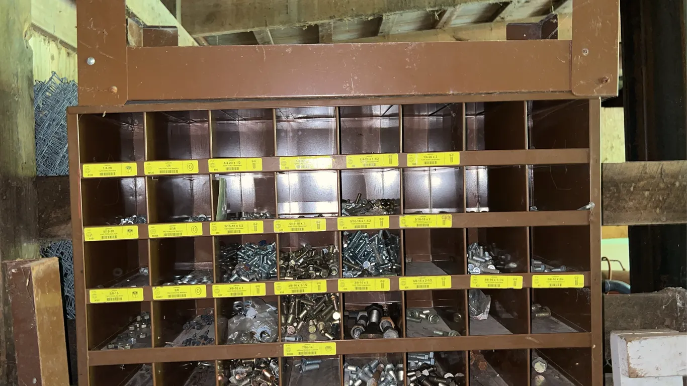 Lawson Hardware Organizer with Contents