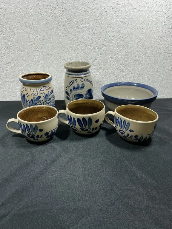 BBP & Perry County Ohio Stoneware Pottery Lot