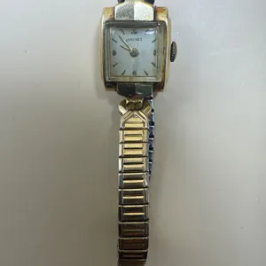 Vintage Longines 14K Gold Ladies Wristwatch w/ Speidel Expansion Band