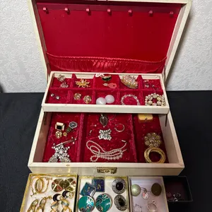 Mele Jewelry Box with Assorted Costume Jewelry