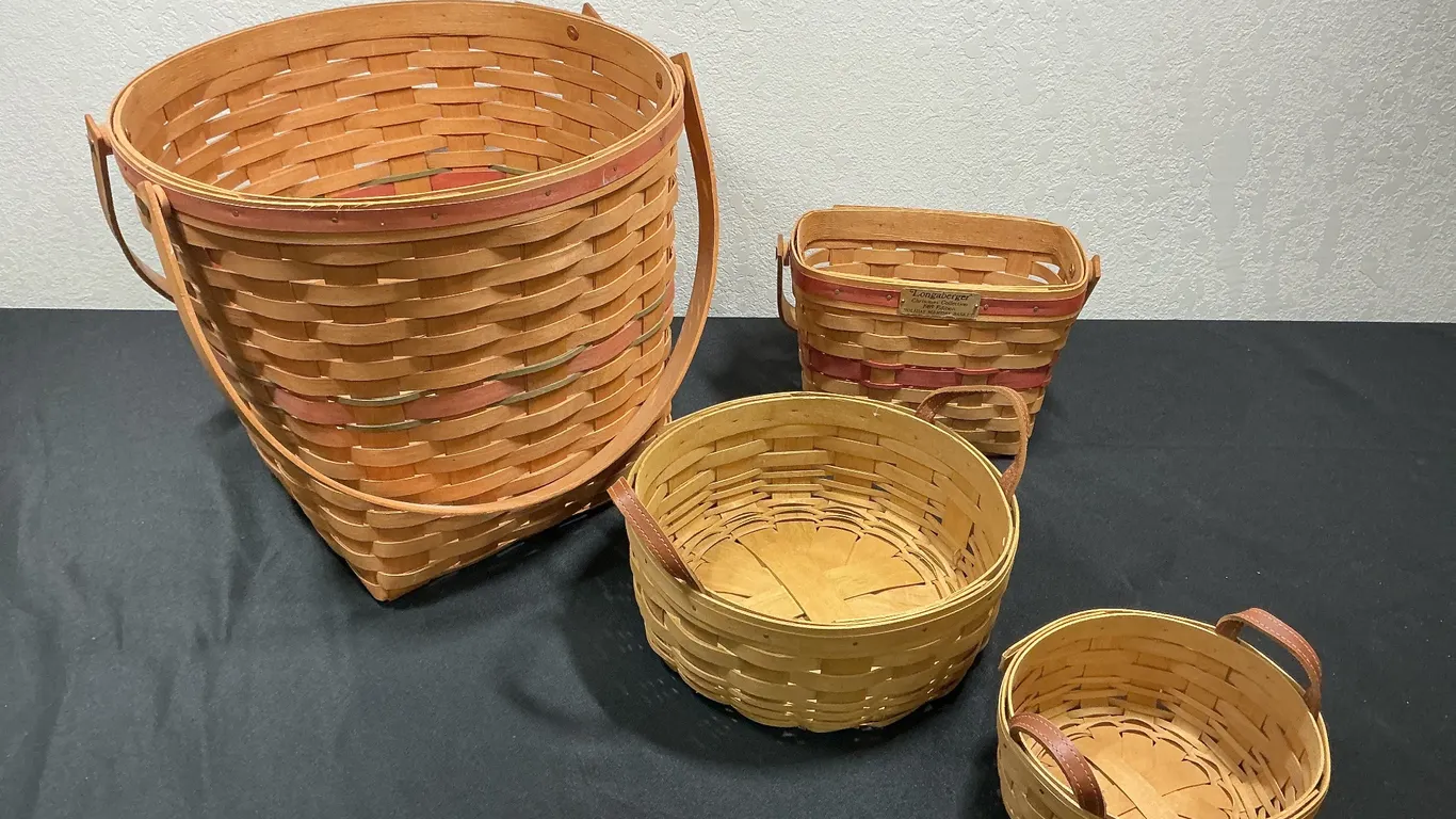 Vintage Longaberger Basket Collection – Factory Seconds – Dresden, Ohio