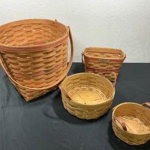 Vintage Longaberger Basket Collection – Factory Seconds – Dresden, Ohio