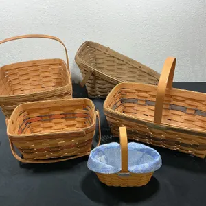 Vintage Longaberger Handwoven Basket Collection – Dresden, Ohio – 1980s–2000