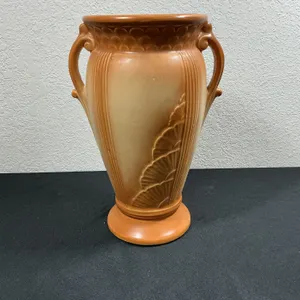 Vintage Robinson Ransbottom Pottery No. 157 Double-Handle Vase – USA