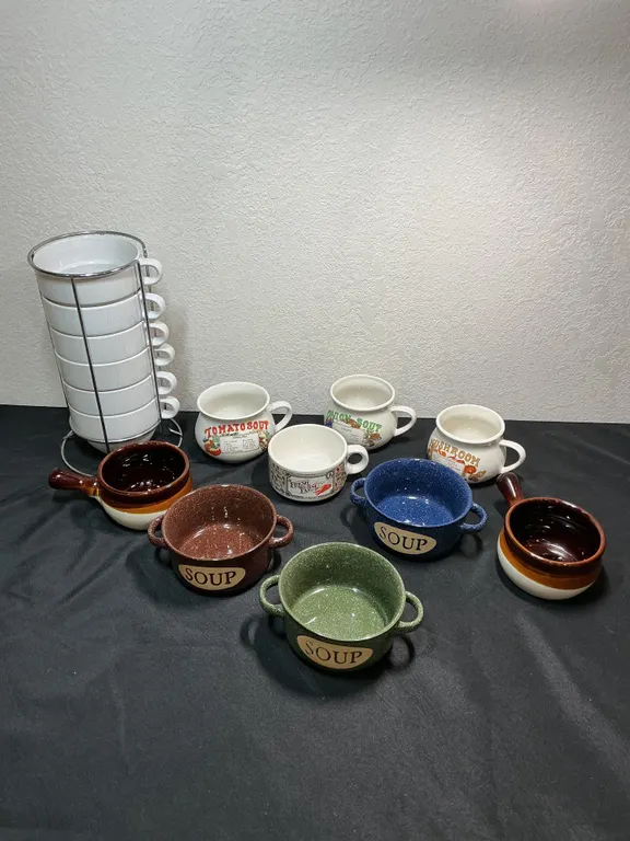 Assorted Soup Crocks, Mugs & Bowls – Mixed Makers
