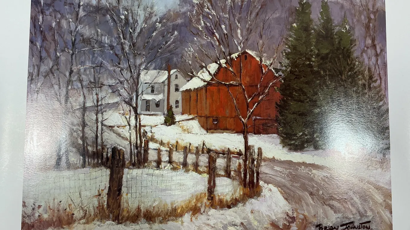 Brian L. Johnston “Road to Honey Run” Limited Edition Print 187/600