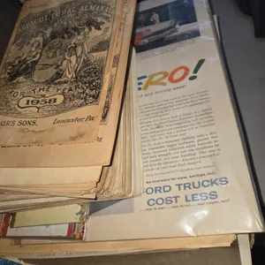 Antique paper collectibles