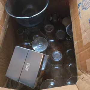 Assorted glassware