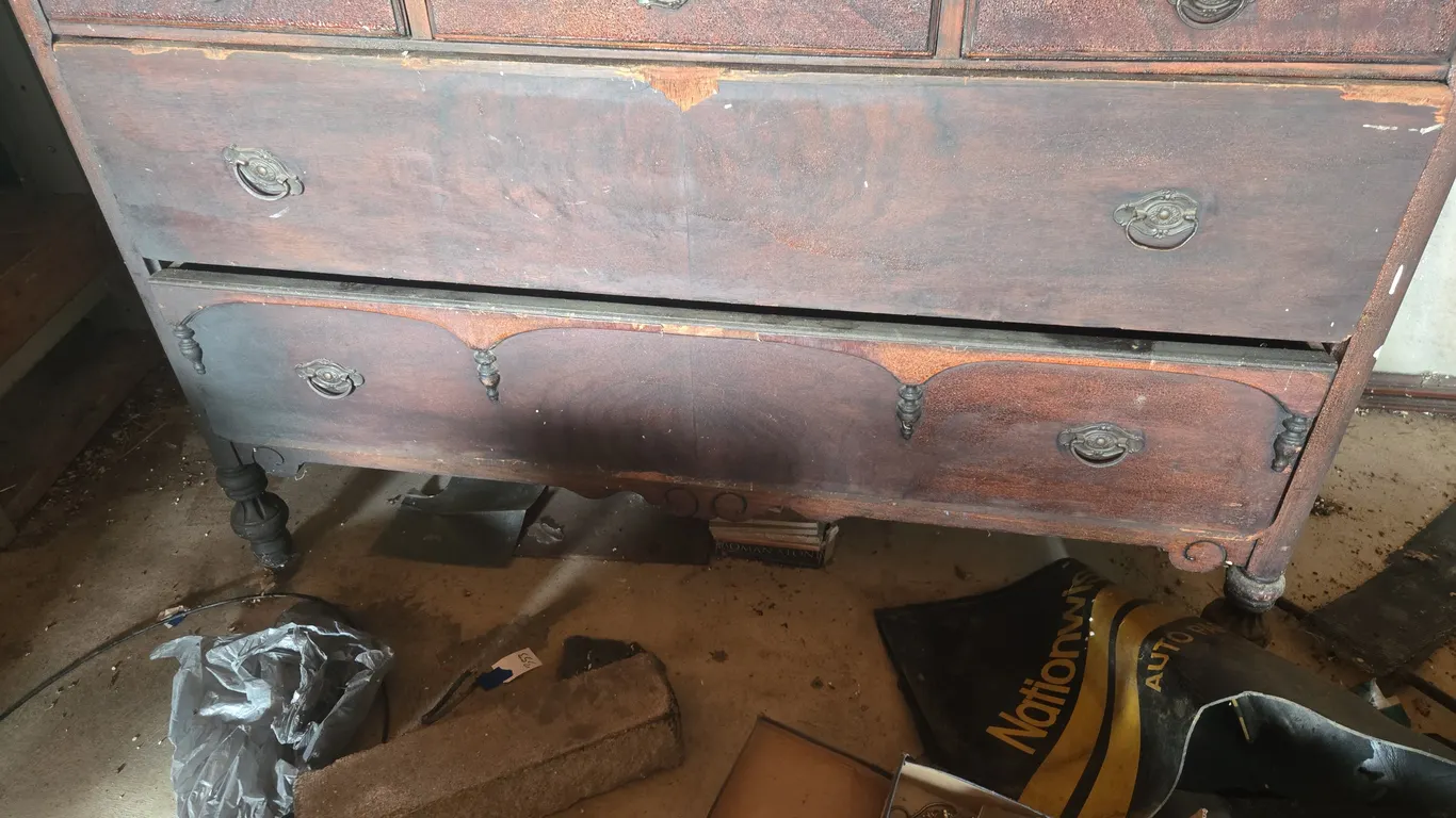 Antique wooden dresser