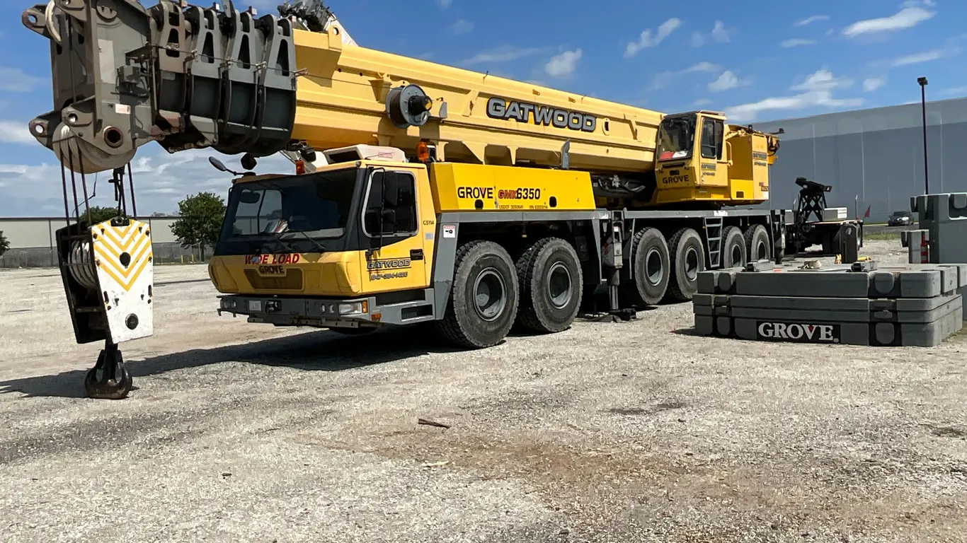 2007 GROVE GMK 6350 ALL TERRAIN CRANE SN: 63009114