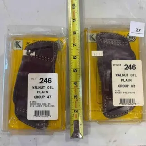 2-Triple K belt gun holster, Fits Ruger P93/94/95