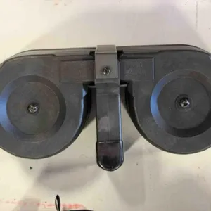 AR-15 100 Rd drum magazine, nylon bag, oil