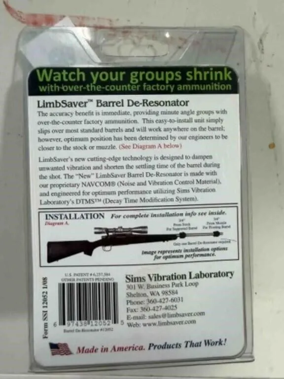 Limb Saver Barrel De-Resonator