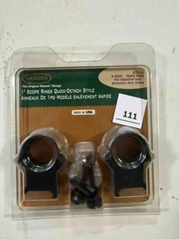 Weaver scope ring new