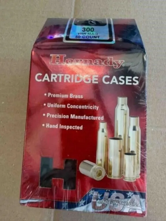 New 300 win Mag brass; 50-ct