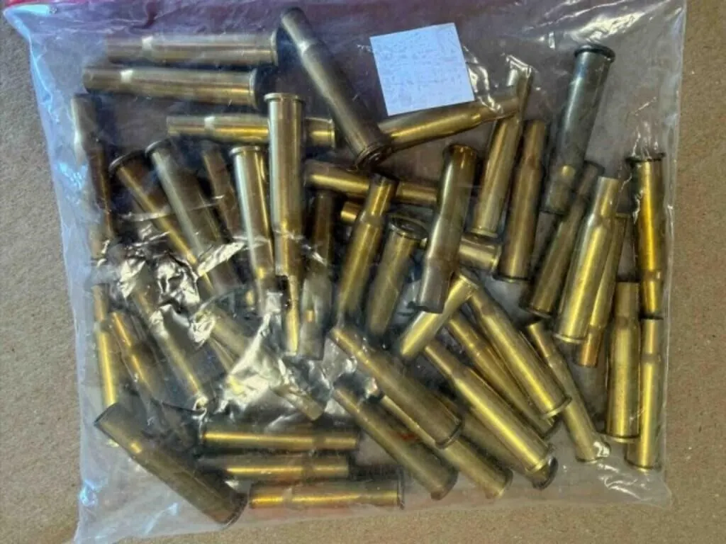 30-30 brass; fired once; 46 ct.