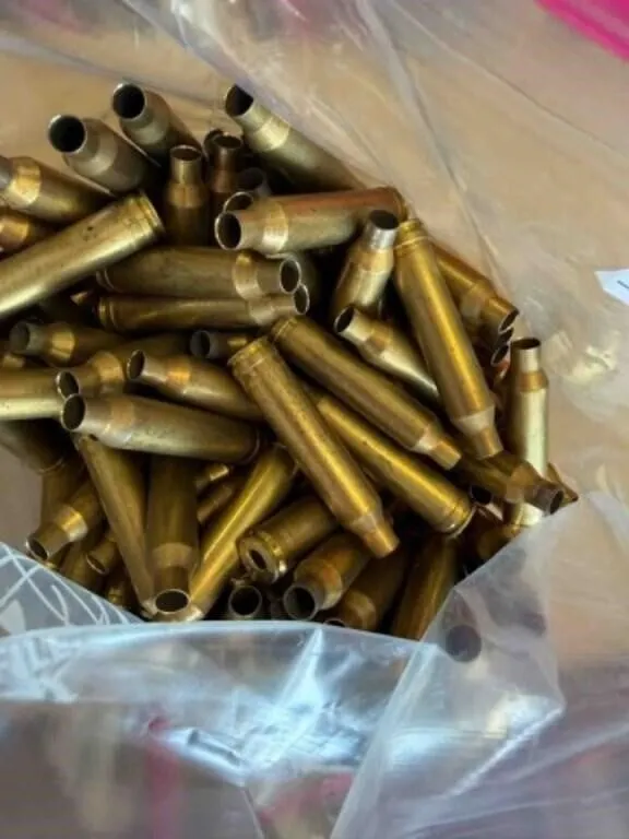7mm Rem Mag brass; fired once; 182ct