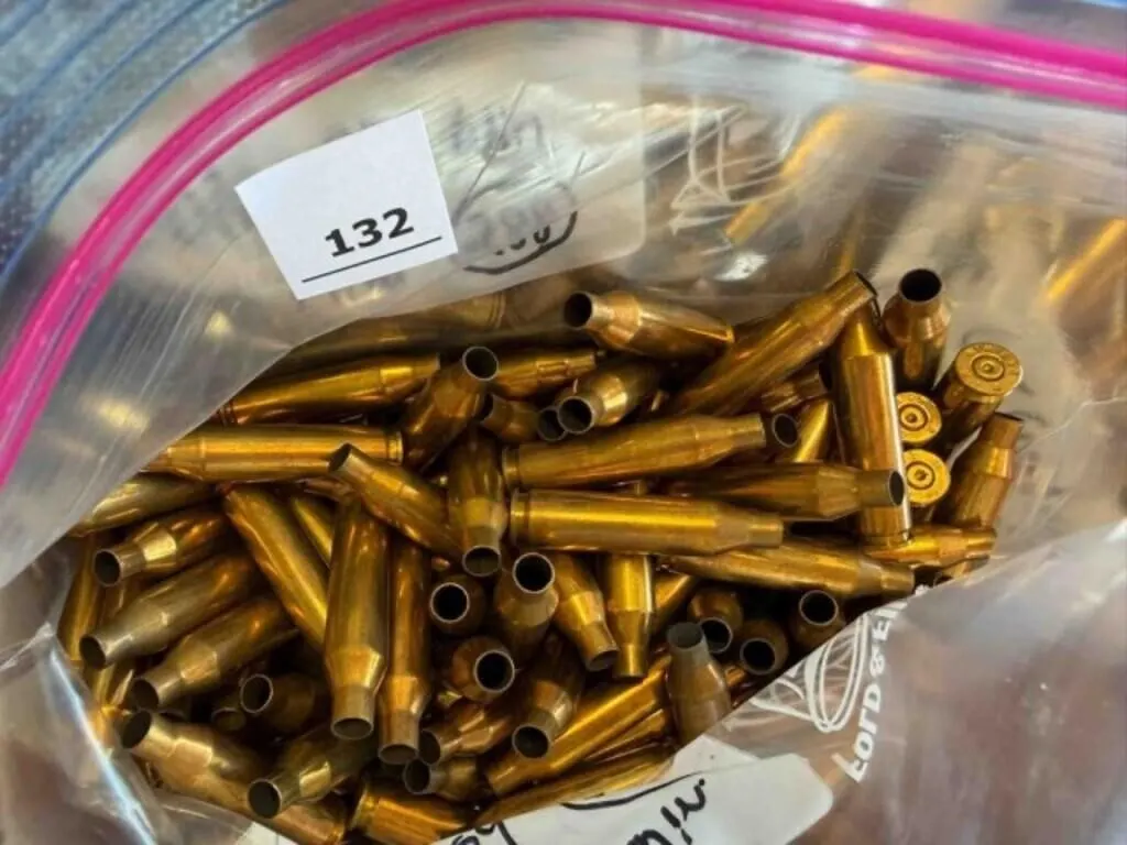 .243 Win brass; fired once; 309 ct.