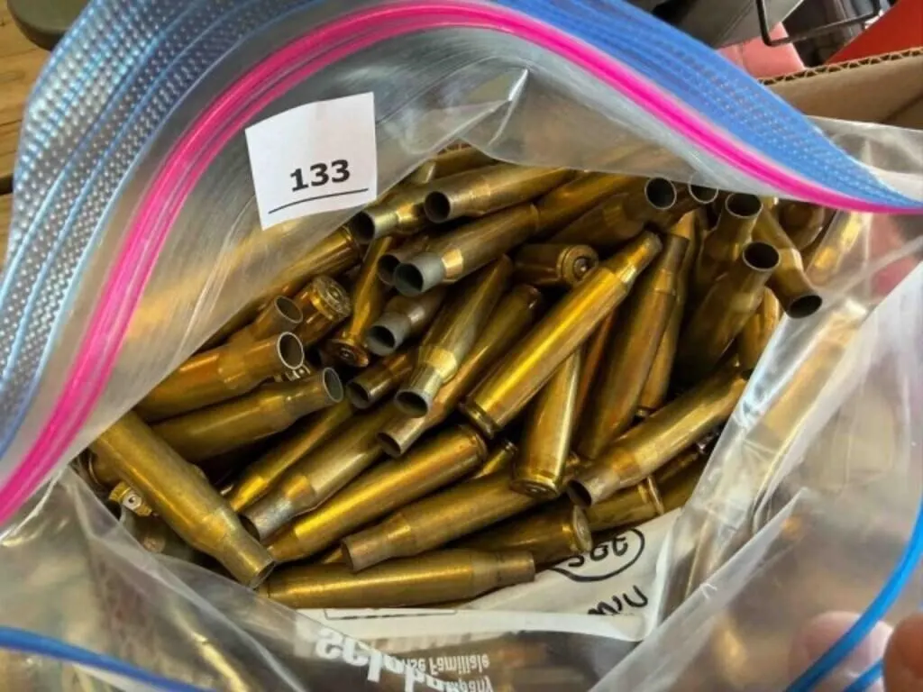 .270 Win brass; fired once; 288ct
