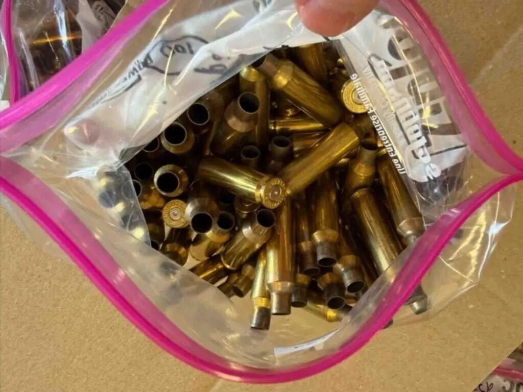 6.5 Creedmoor brass; fired once; 100 ct.