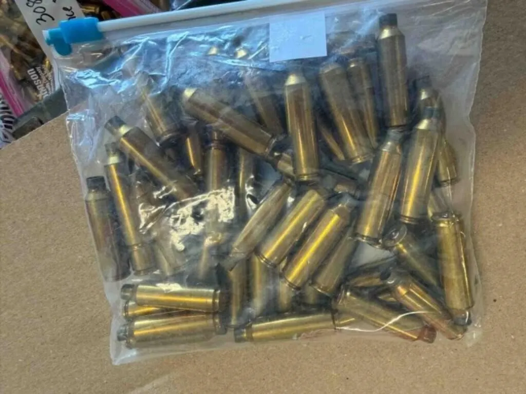 7mm WSM brass; fired once; 46 ct.