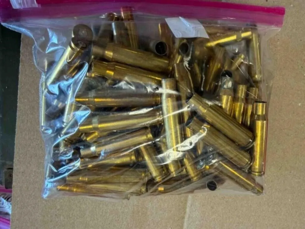 .308 Win Brass; fired once; 100ct